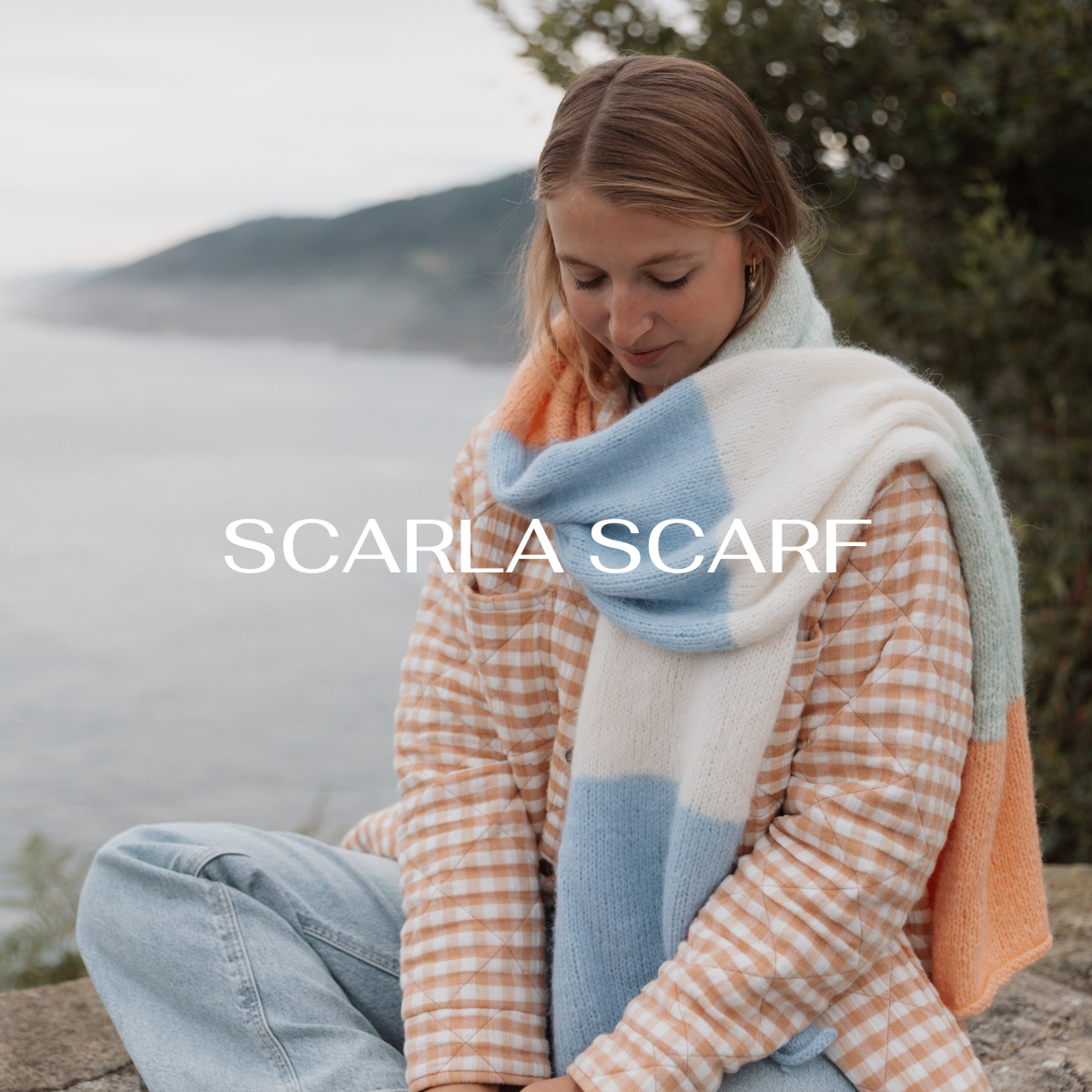 SCARLA Scarf - Digitale Strickanleitung