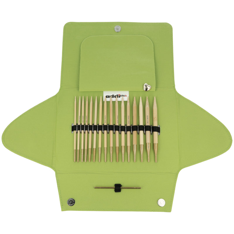 Stricknadelset AddiClick Bambus