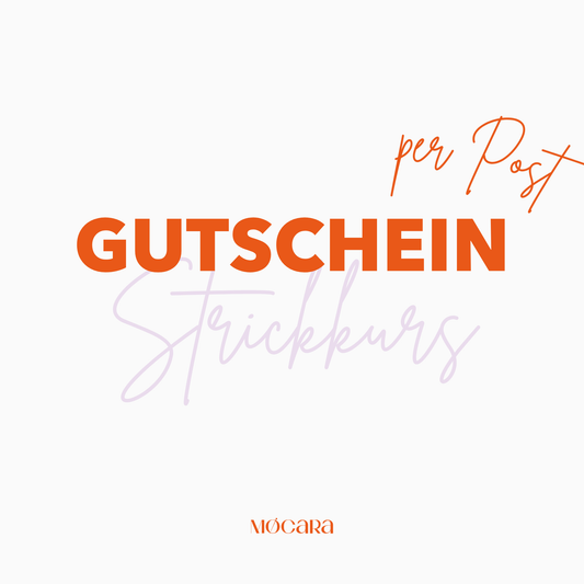 Geschenkgutschein Strickkurs per Post