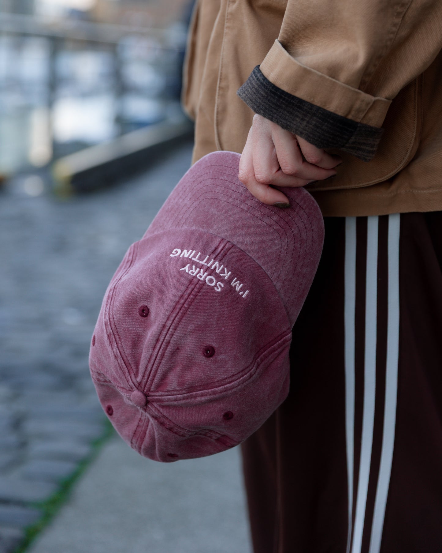 Cap "Sorry I'm Knitting"