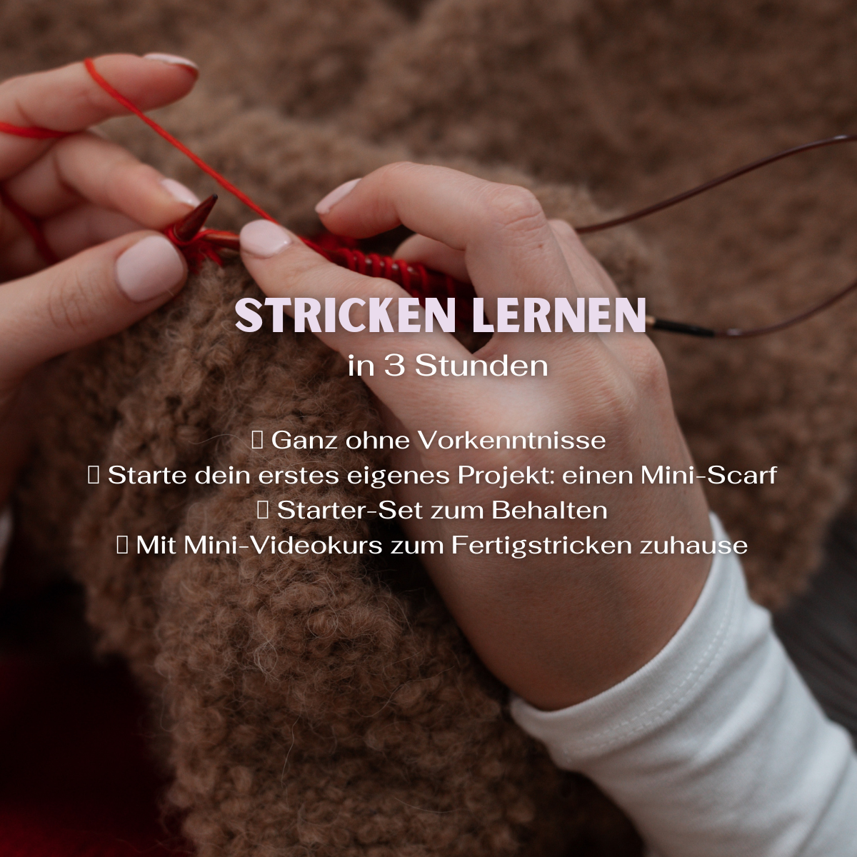 Scarf Workshop – Strickkurs für Anfänger in Köln