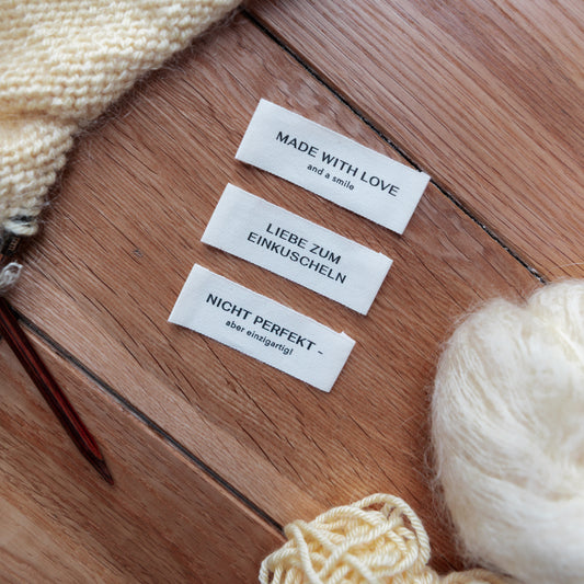 6er Set Textillabels - Lovely Edition
