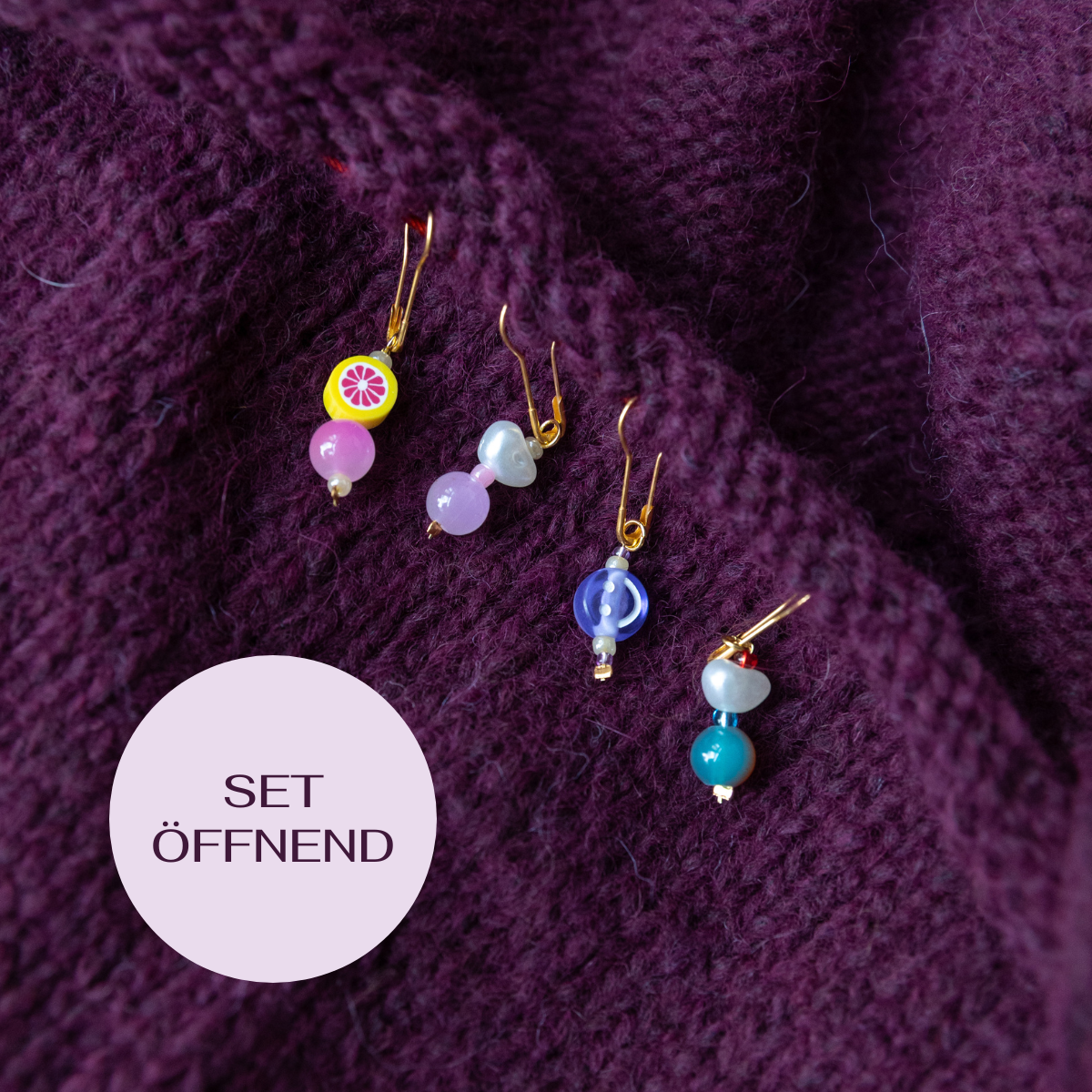 Maschenmarkierer 5er-Set – verschiedene Varianten