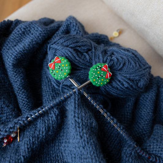 Nadelstopper-Weihnachtskranz