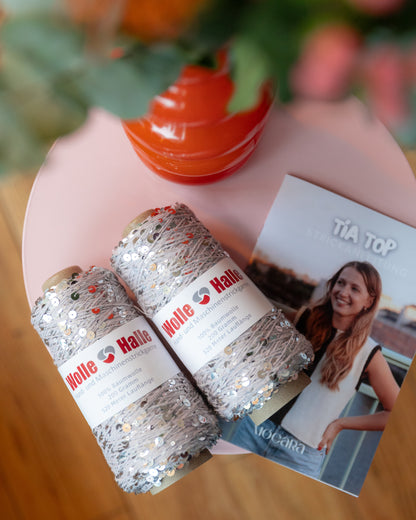 Tia-Top-Paillette-Strickset-Silber