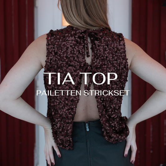 TIA-TOP Pailletten - Strickset