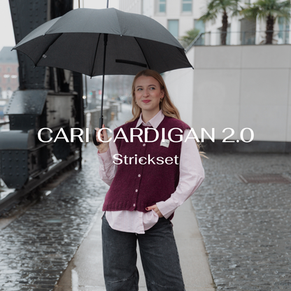 CARI CARDIGAN 2.0 – Strickset für eine moderne Weste