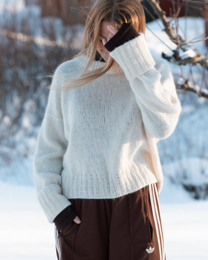 SMILLA SWEATER Strickset – Einfarbig