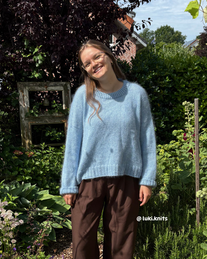 SMILLA SWEATER Strickset – Einfarbig